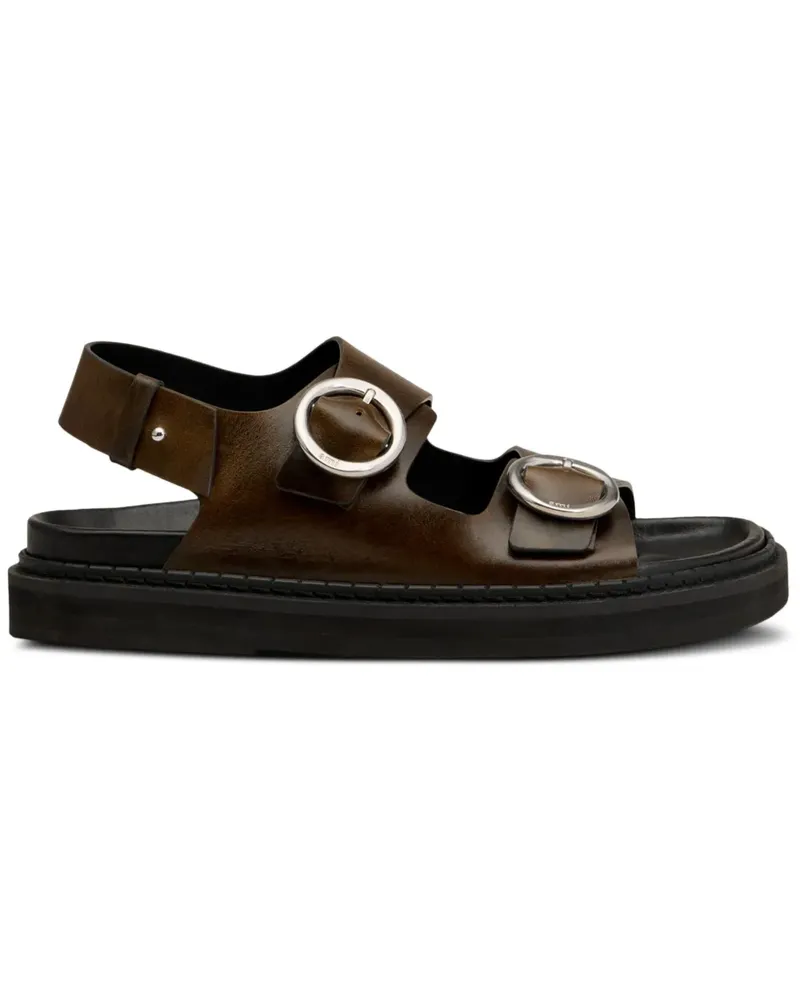 AMI Paris Sandalen aus Leder - Braun Braun