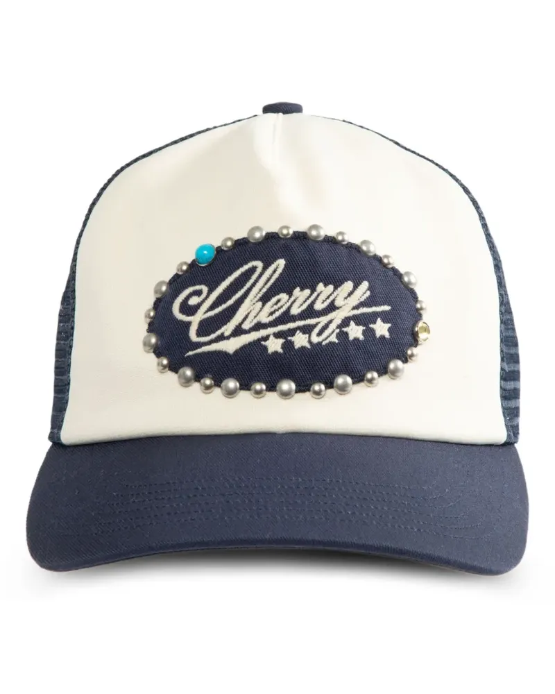 CHERRY LA 5 Star studded trucker cap - Blau Blau