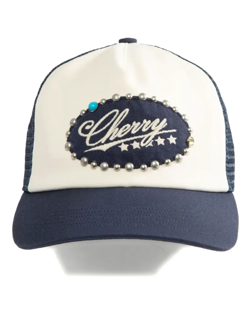 CHERRY LA 5 Star studded trucker cap - Blau Blau