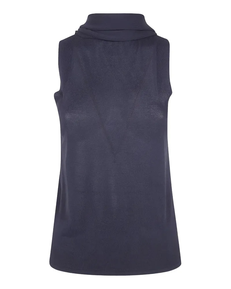 Alberta Ferretti cowl-neck blouse - Schwarz Schwarz