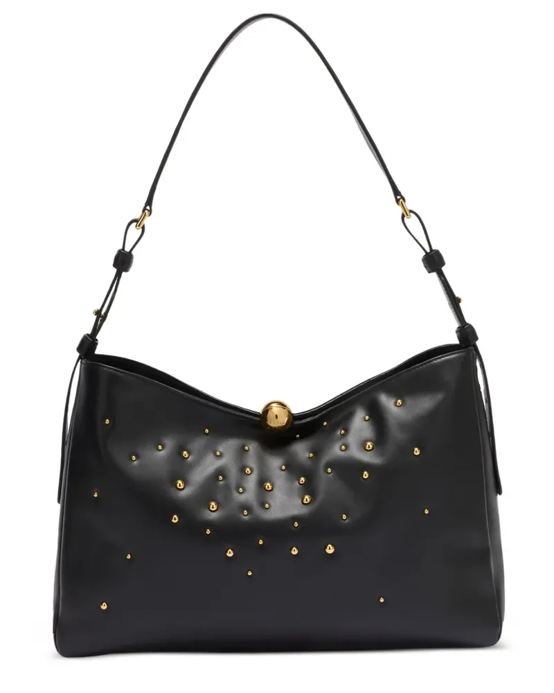 Furla Sfera Schultertasche mit Nieten - Schwarz Schwarz