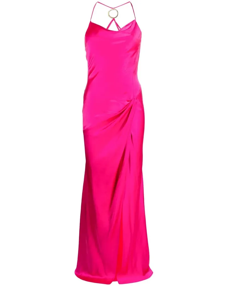 Pinko Abendkleid aus Satin - Rosa Rosa
