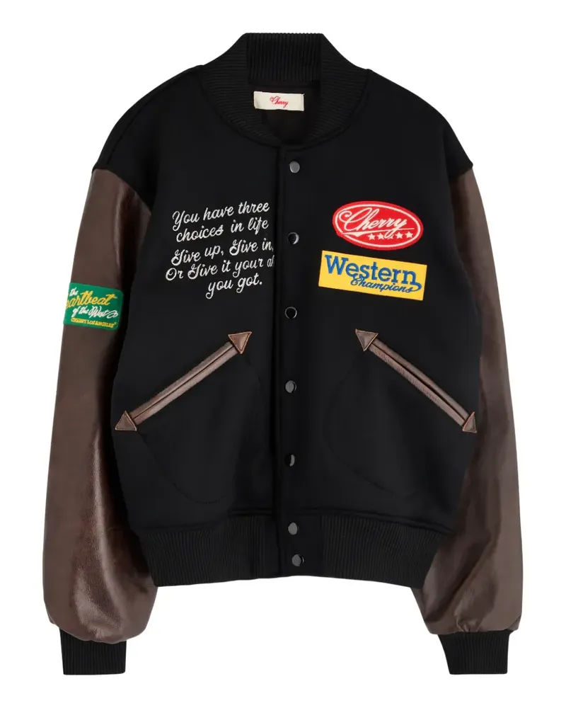 CHERRY LA Rodeo bomber jacket - Schwarz Schwarz