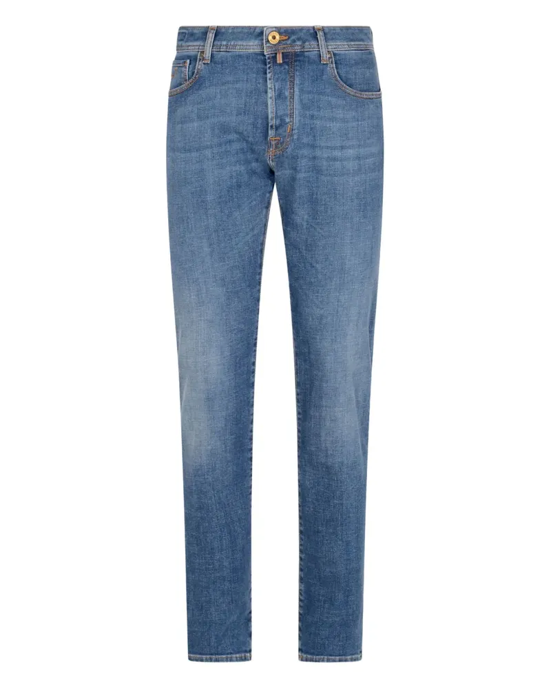 Jacob Cohën Geknöpfte Jeans - Blau Blau