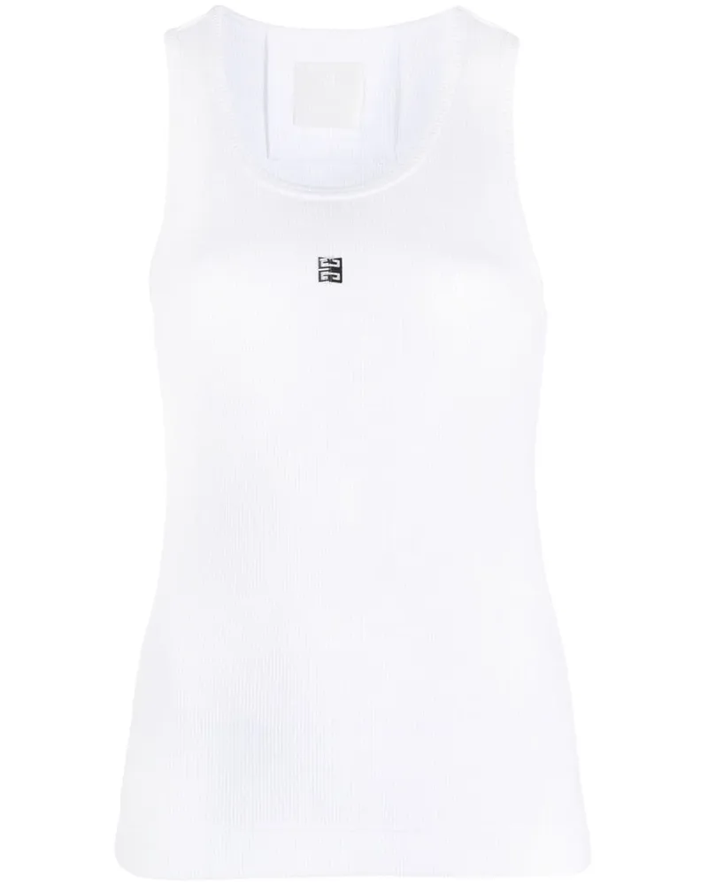 Givenchy Top mit Logo - Weiß Weiß