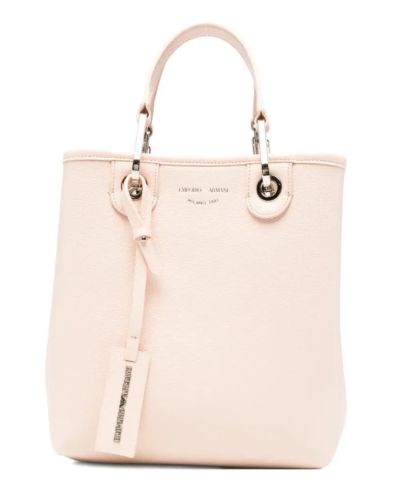 Emporio Armani logo-detail tote bag - Rosa Rosa