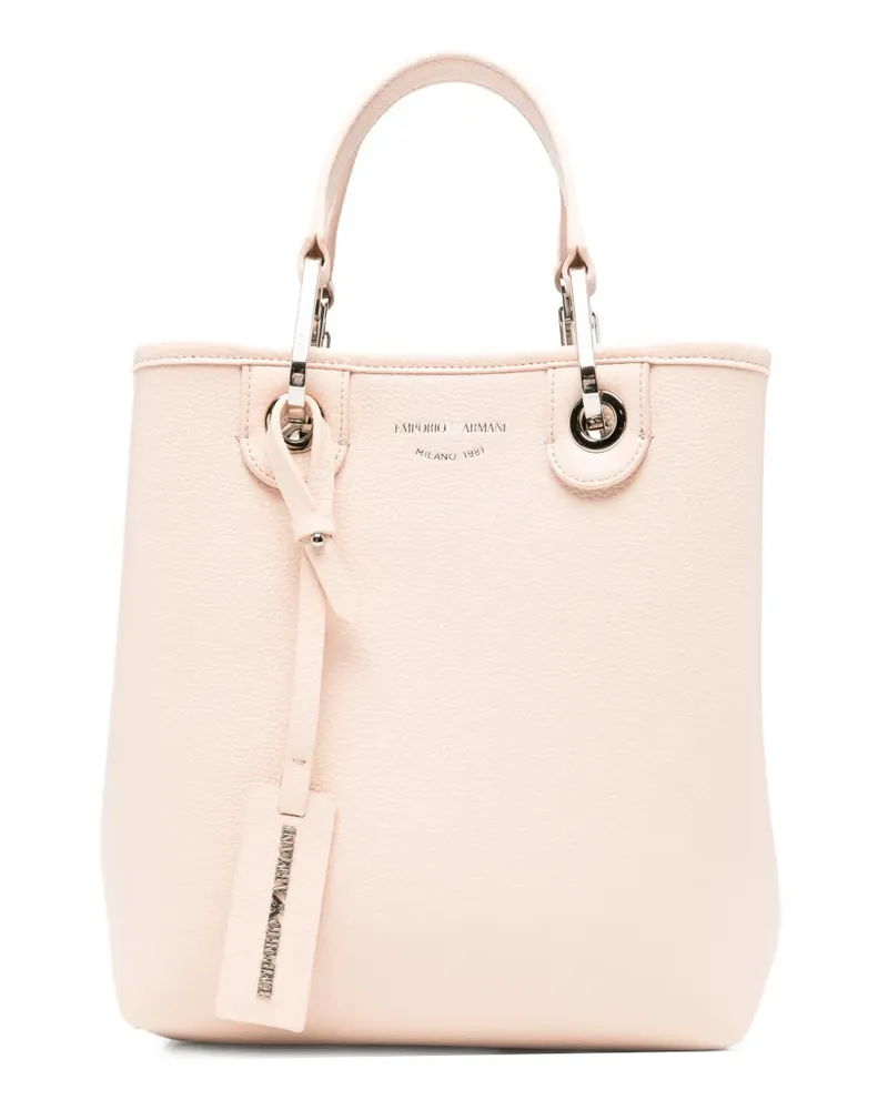 Emporio Armani logo-detail tote bag - Rosa Rosa