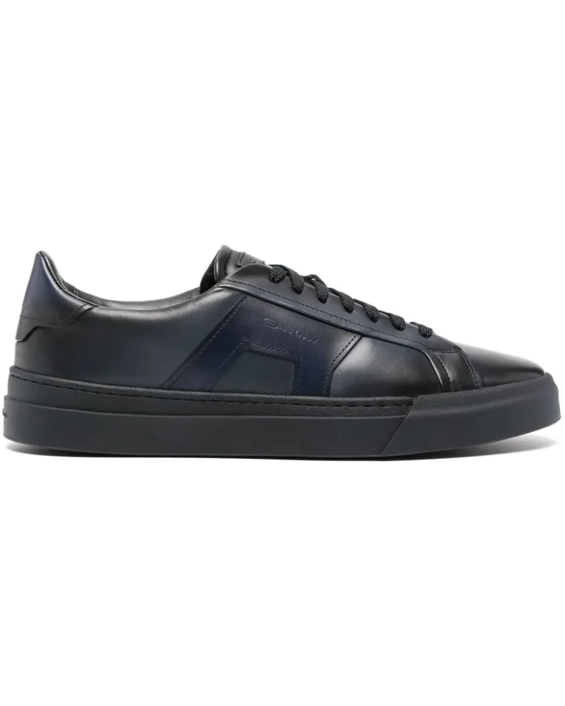 Santoni Sneakers mit Logo-Prägung - Blau Blau