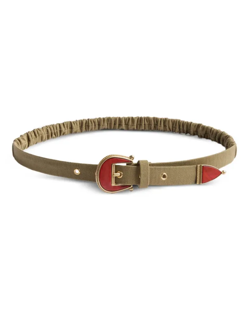 La DoubleJ Gürtel mit Ösen - Nude Nude