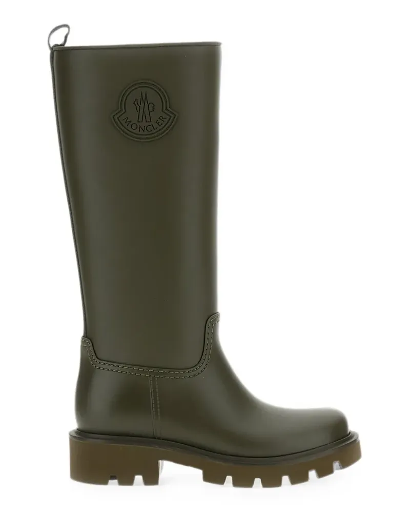 Moncler Kickstream logo-patch lug-sole boots - Grün Grün
