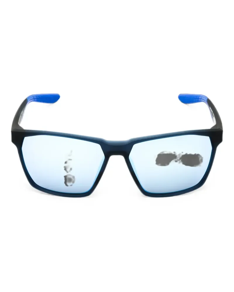 Nike Maverick rectangle-frame sunglasses - Blau Blau