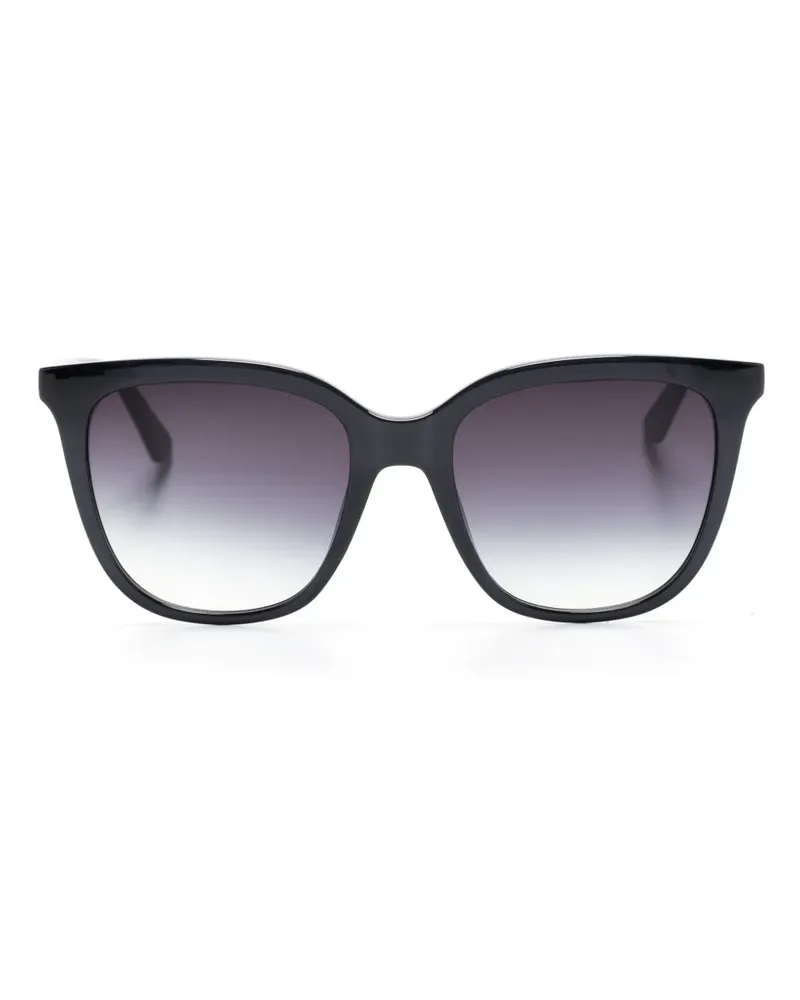 Calvin Klein Sonnenbrille mit eckigem Gestell - Schwarz Schwarz