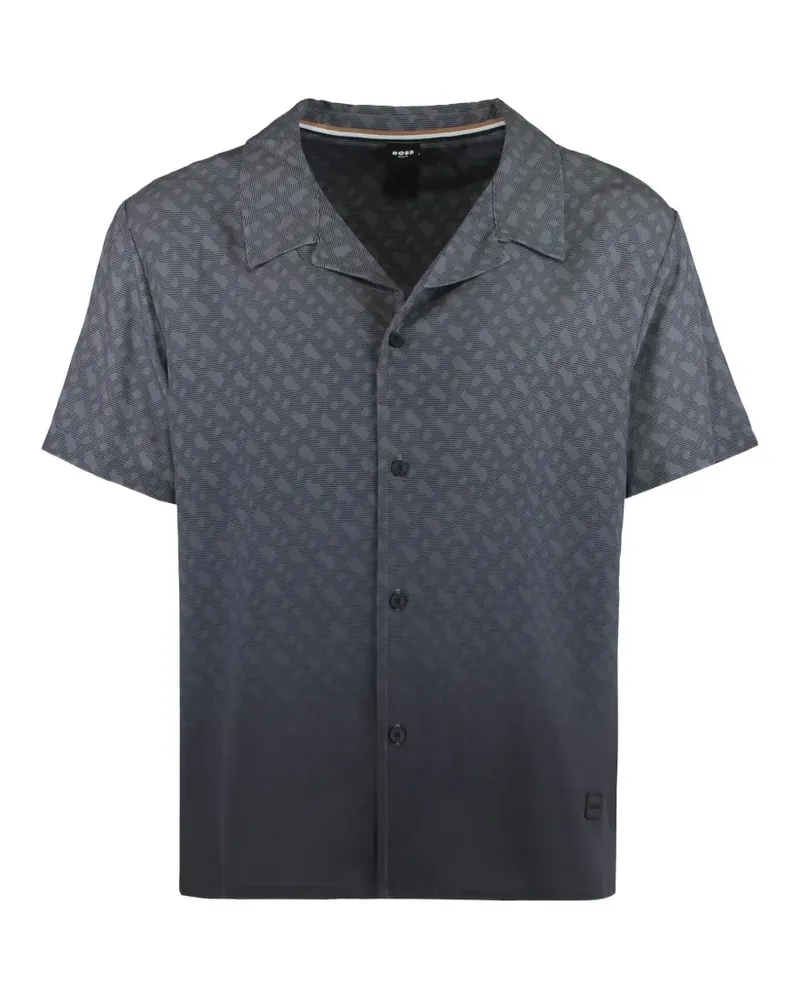 HUGO BOSS Vale Hemd mit Farbverlauf - Grau Grau