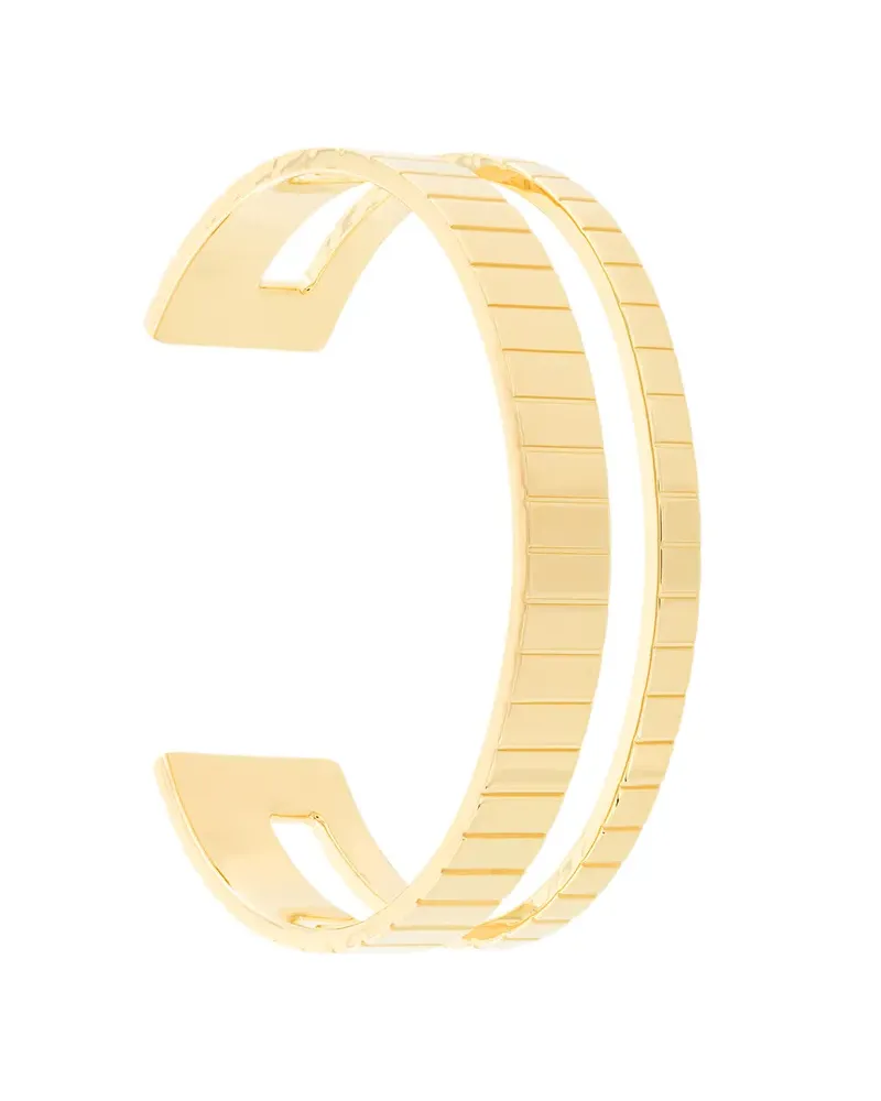 IVI Collection Vergoldete 24kt 'Dalhia' Armspange - Metallic Metallic