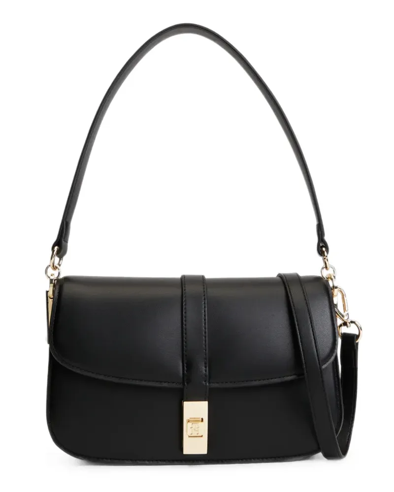 Tommy Hilfiger Heritage Schultertasche mit Logo - Schwarz Schwarz
