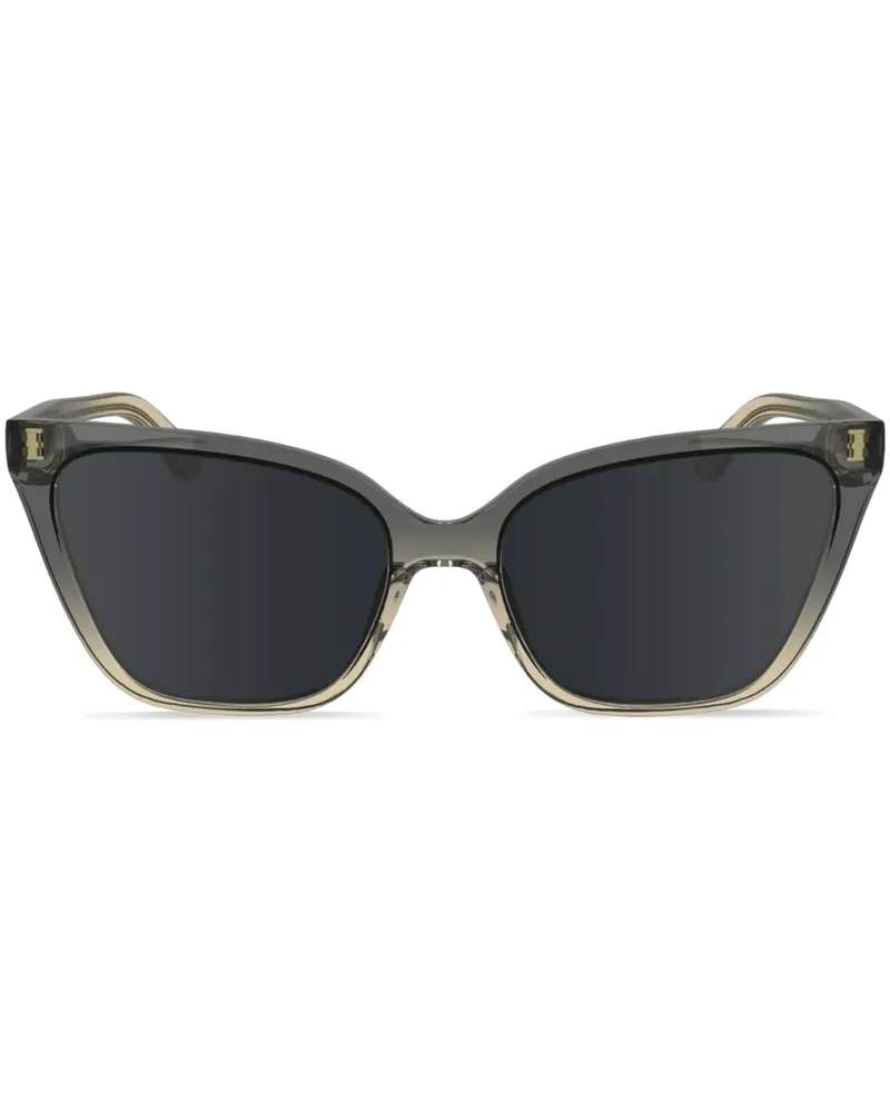 Calvin Klein Sonnenbrille mit eckigem Gestell - Grau Grau