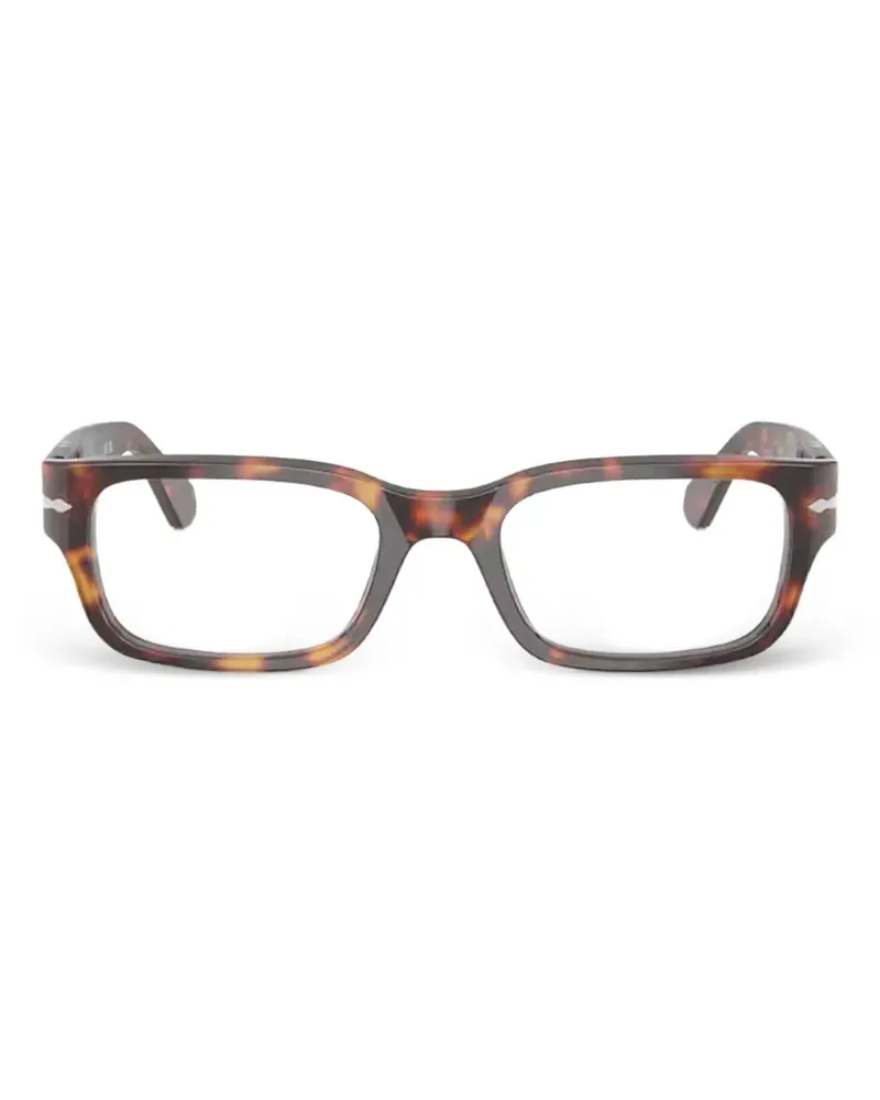 Persol Brille mit eckigem Gestell - Braun Braun