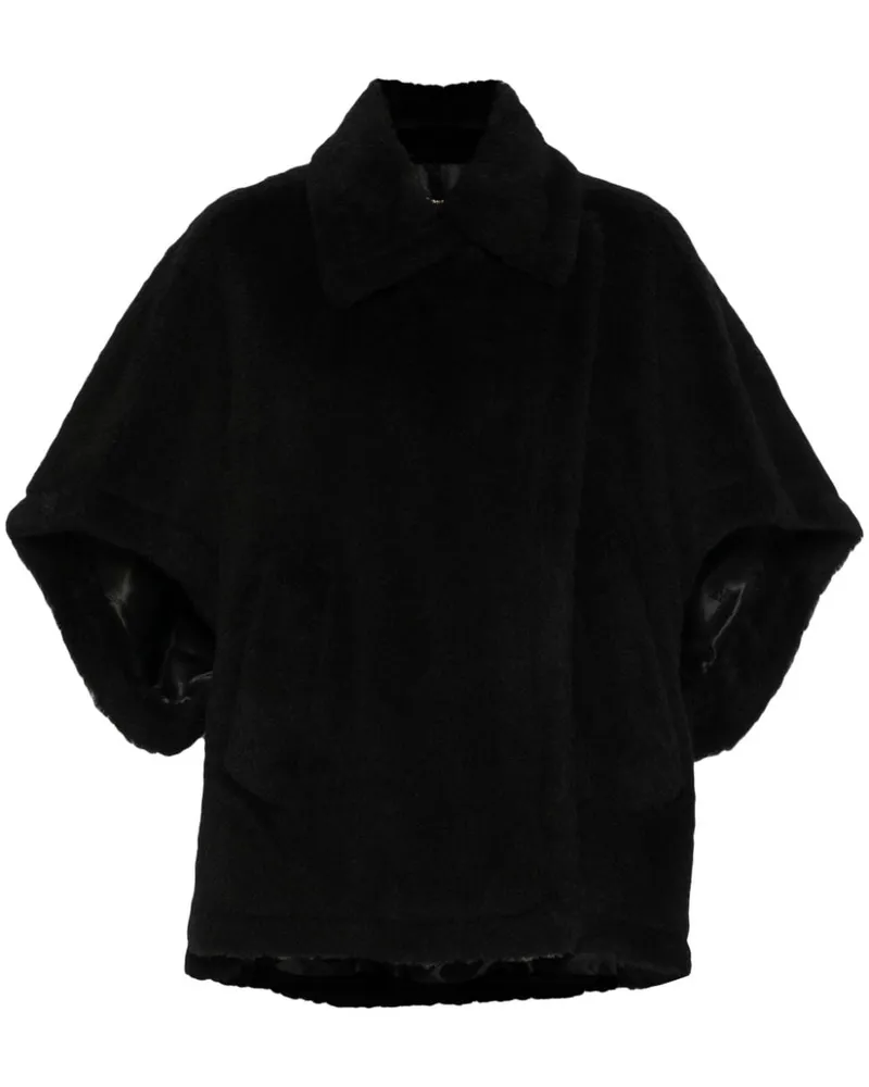 Max Mara Tebe1 Cape - Schwarz Schwarz