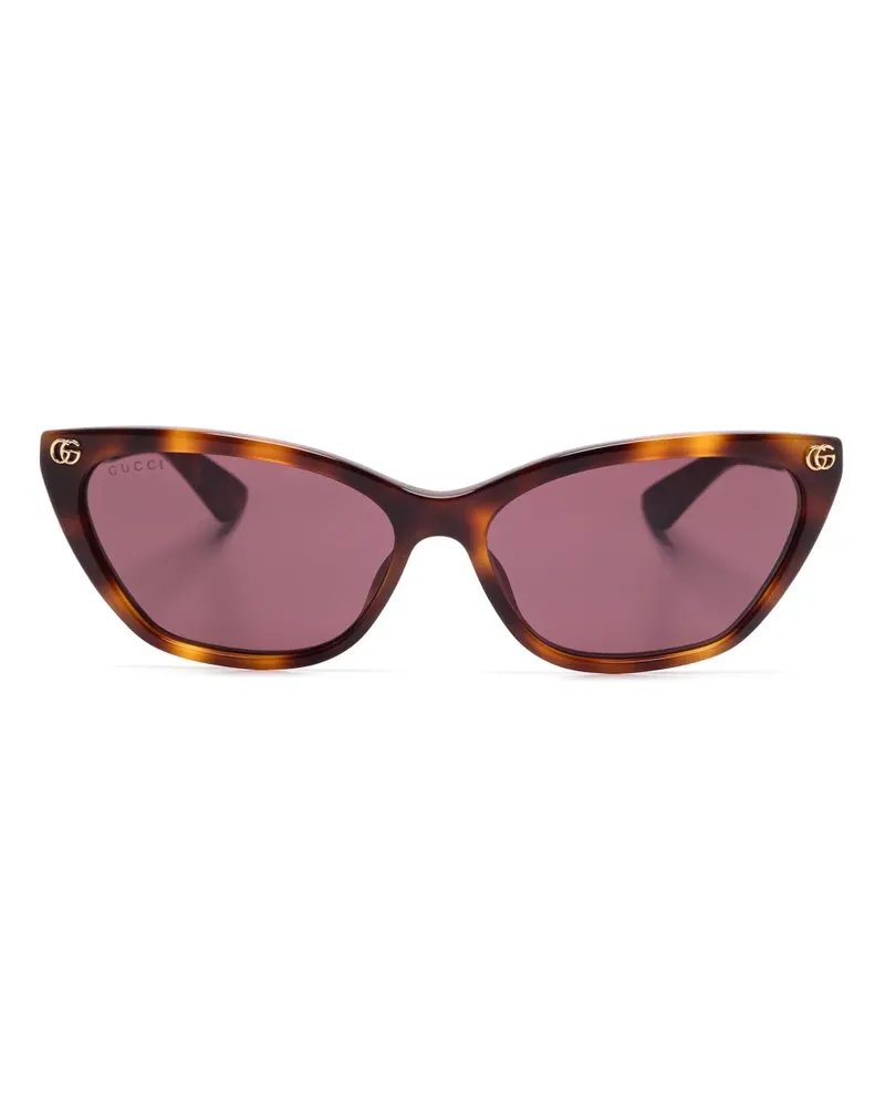 Gucci Sonnenbrille mit Cat-Eye-Gestell - Braun Braun