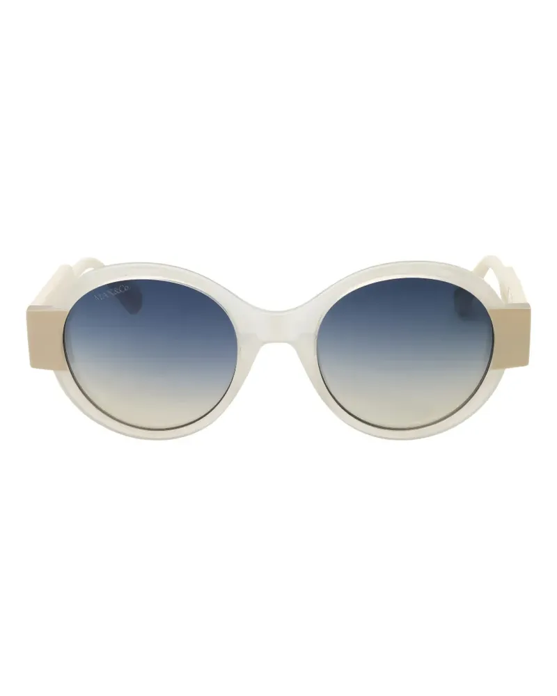 MAX&Co. round-frame sunglasses - Nude Nude