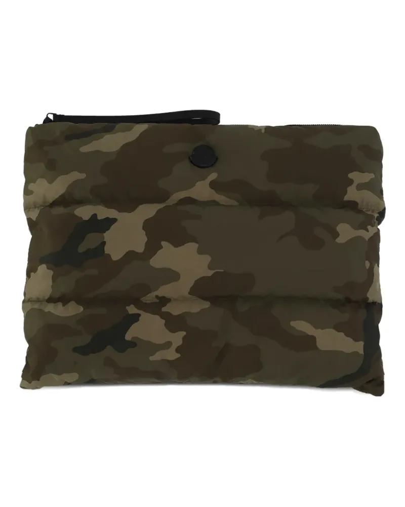 Moncler Clutch mit Camouflagemuster - Grün Grün