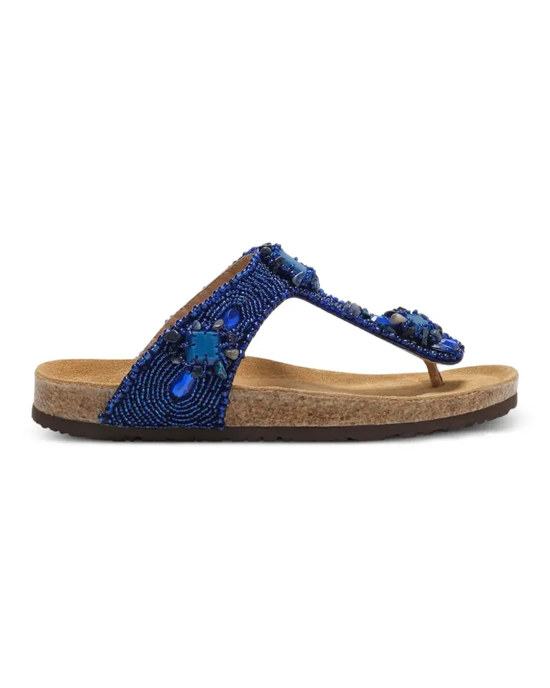 Maliparmi Glamour Infrabijoux® bead-embellished sandals - Blau Blau