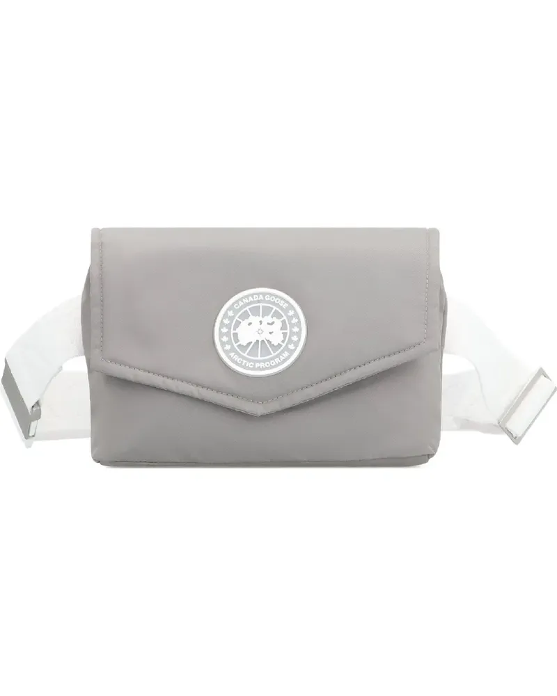 Canada Goose Gürteltasche mit Logo-Schild - Grau Grau