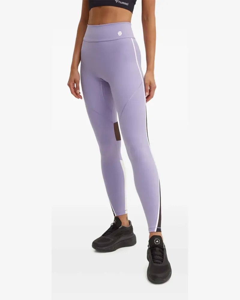 HUGO BOSS Leggings mit Mesh-Einsätzen - Violett Violett