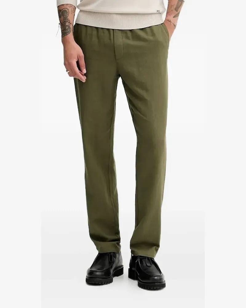LES DEUX Patrick Hose mit elastischem Bund - Grün Grün
