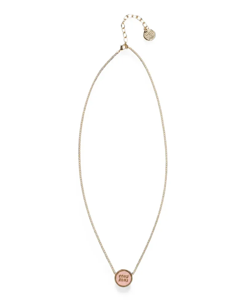 Miu Miu metal necklace - Gold Gold