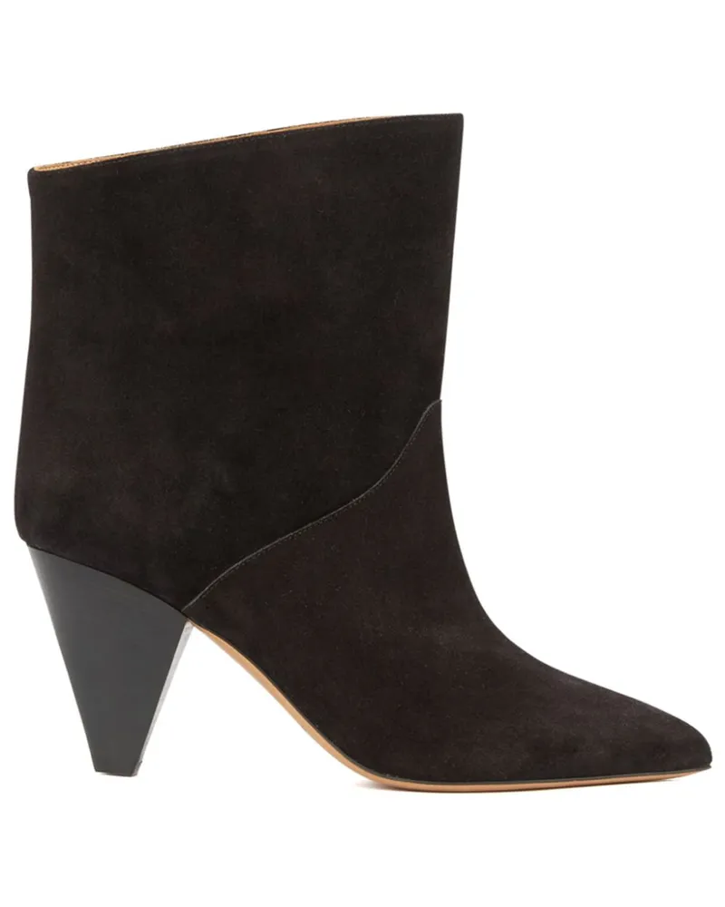 Isabel Marant Loline Stiefel aus Wildleder 75mm - Schwarz Schwarz