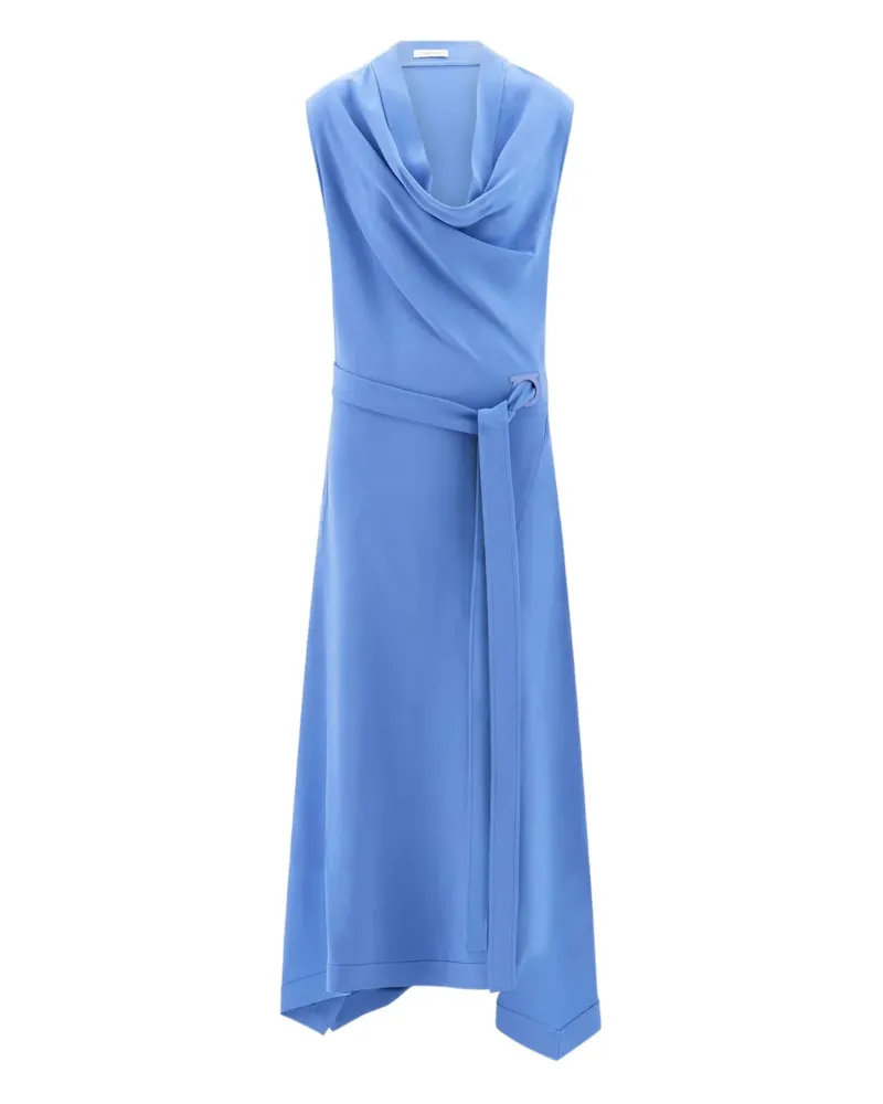 Ferragamo Minikleid mit drapiertem Ausschnitt - Blau Blau