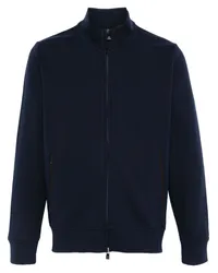 Corneliani Sweatshirt mit Reißverschluss Blau