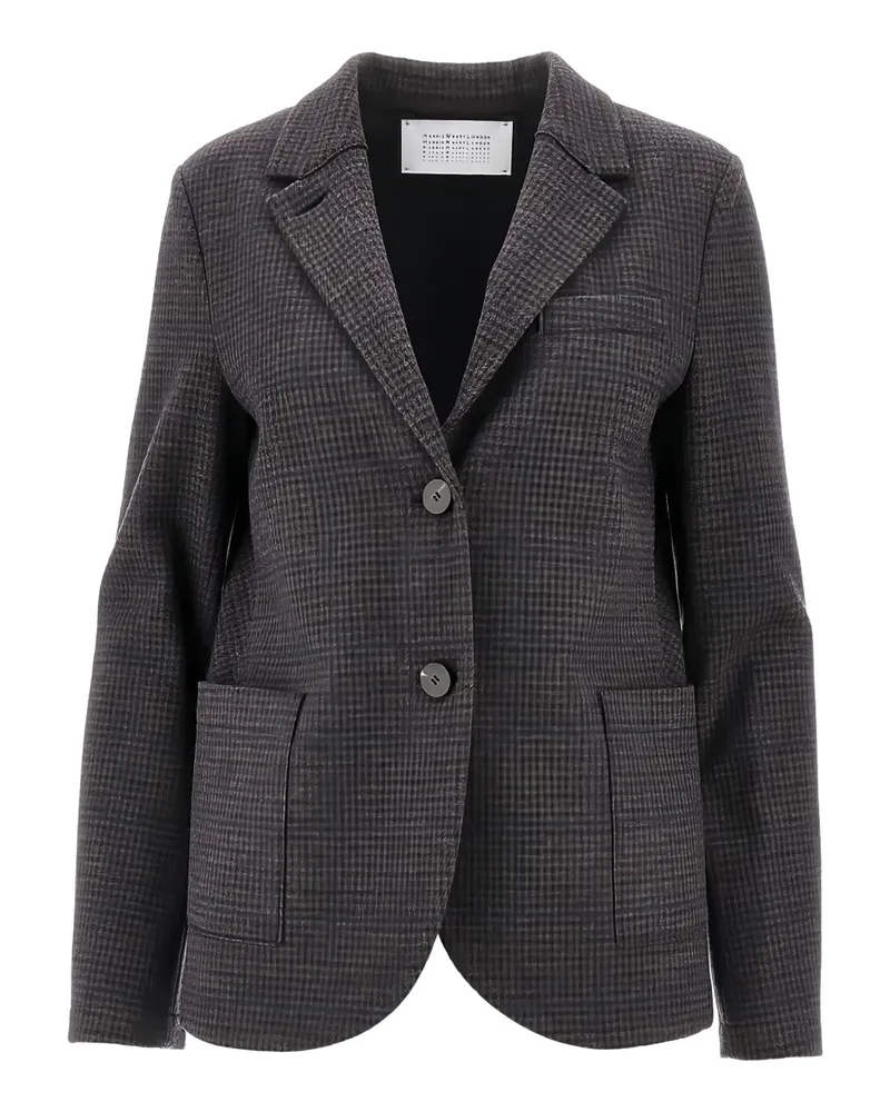 Harris Wharf London checked blazer - Grau Grau