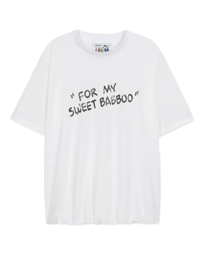Marge Sherwood x Peanuts Balloon Babboo T-shirt - Weiß Weiß