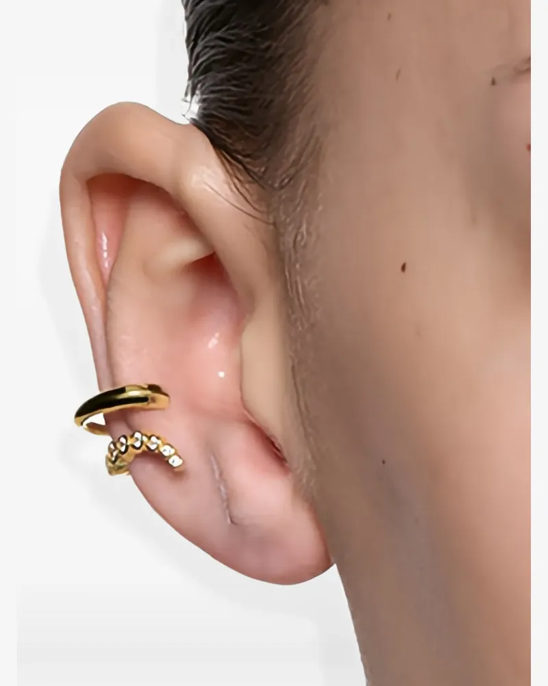 Maria Black Arc crystal-embellished ear cuff - Gold Gold