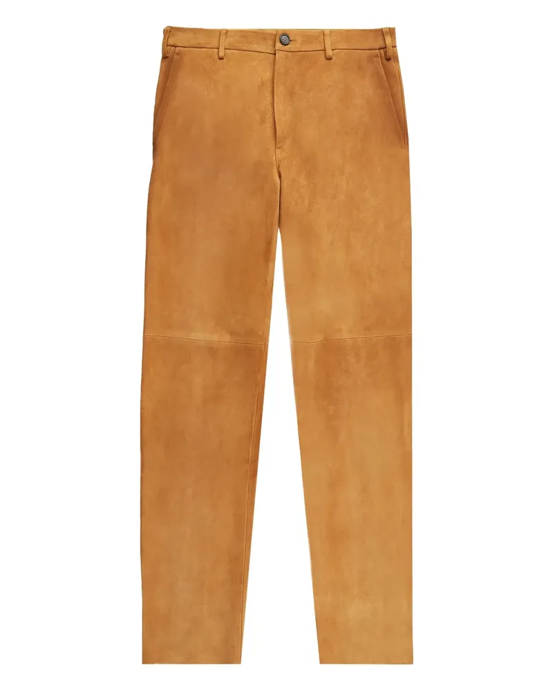 Slowear suede trousers - Braun Braun