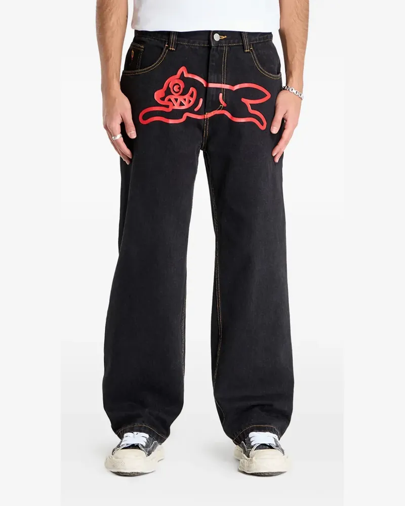 Billionaire Boys Club running-dog double-scoop jeans - Schwarz Schwarz