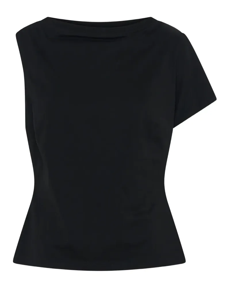 Anna Quan Marley asymmetric T-shirt - Schwarz Schwarz