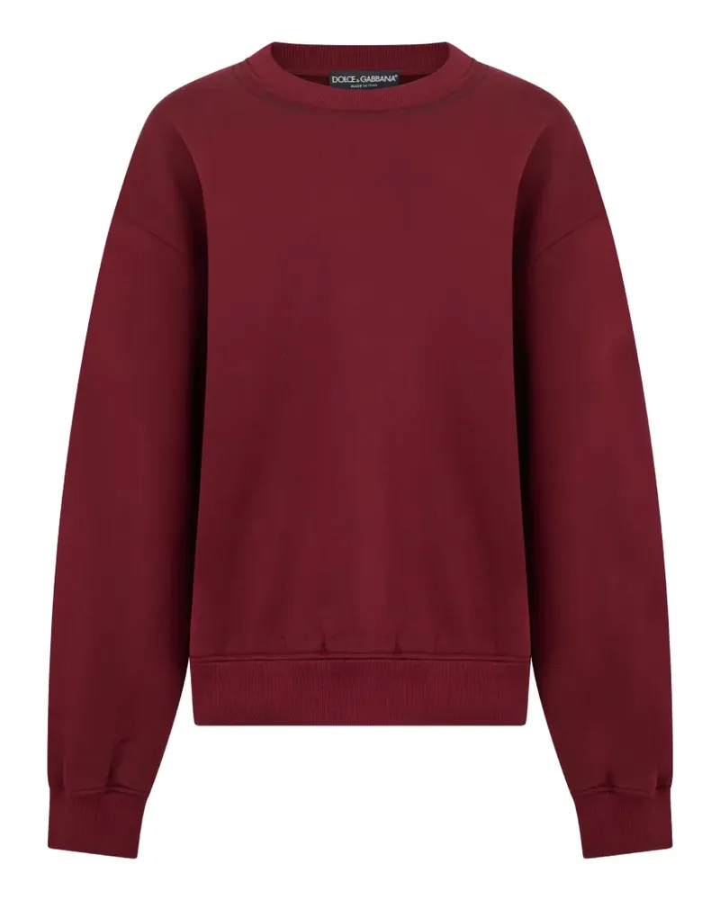 Dolce & Gabbana crew-neck sweatshirt with long-sleeves - Rot Rot