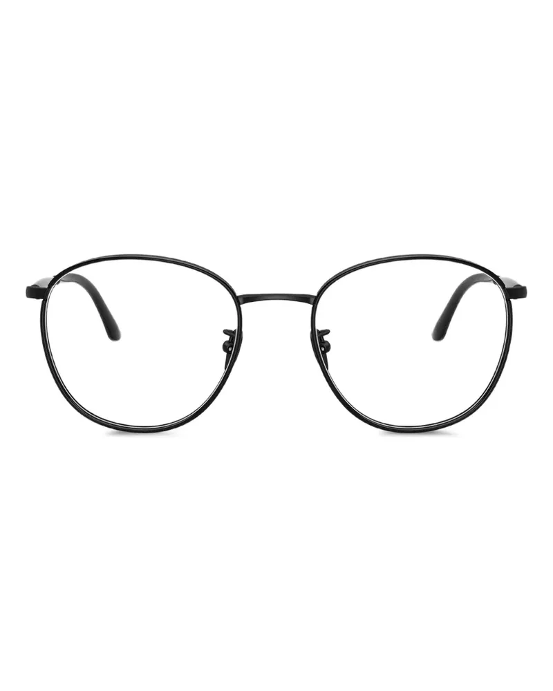Giorgio Armani round-frame glasses - Schwarz Schwarz