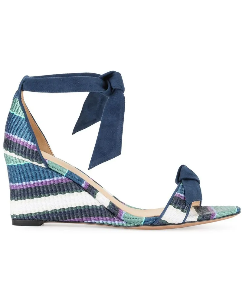 Alexandre Birman Sandalen mit Wedge-Absatz - Blau Blau