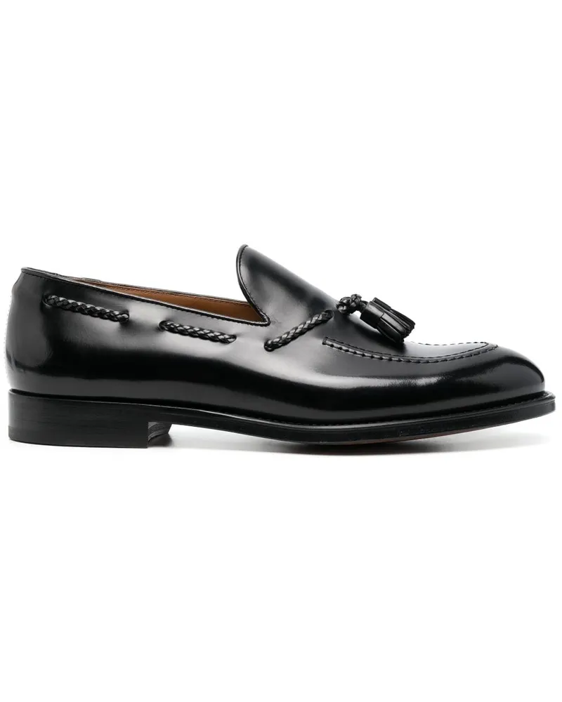 Doucal´s Loafer mit mandelförmiger Kappe - Schwarz Schwarz