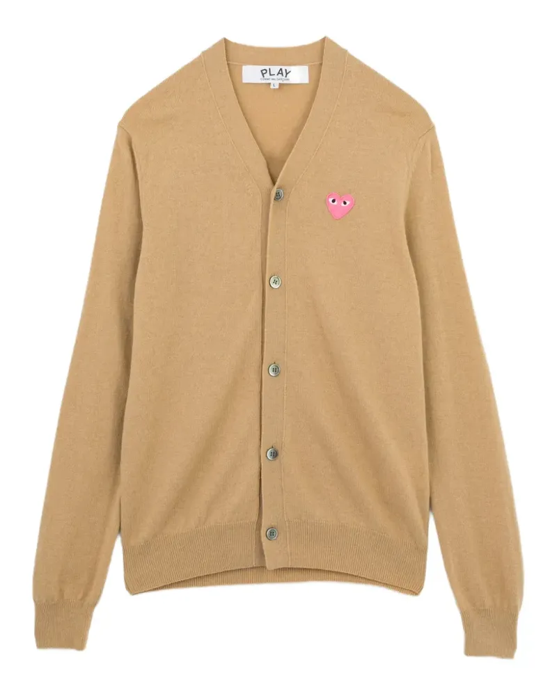 Comme des Garçons Cardigan mit Logo-Stickerei - Braun Braun