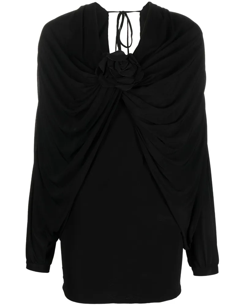 Giuseppe di Morabito draped detail dress Black