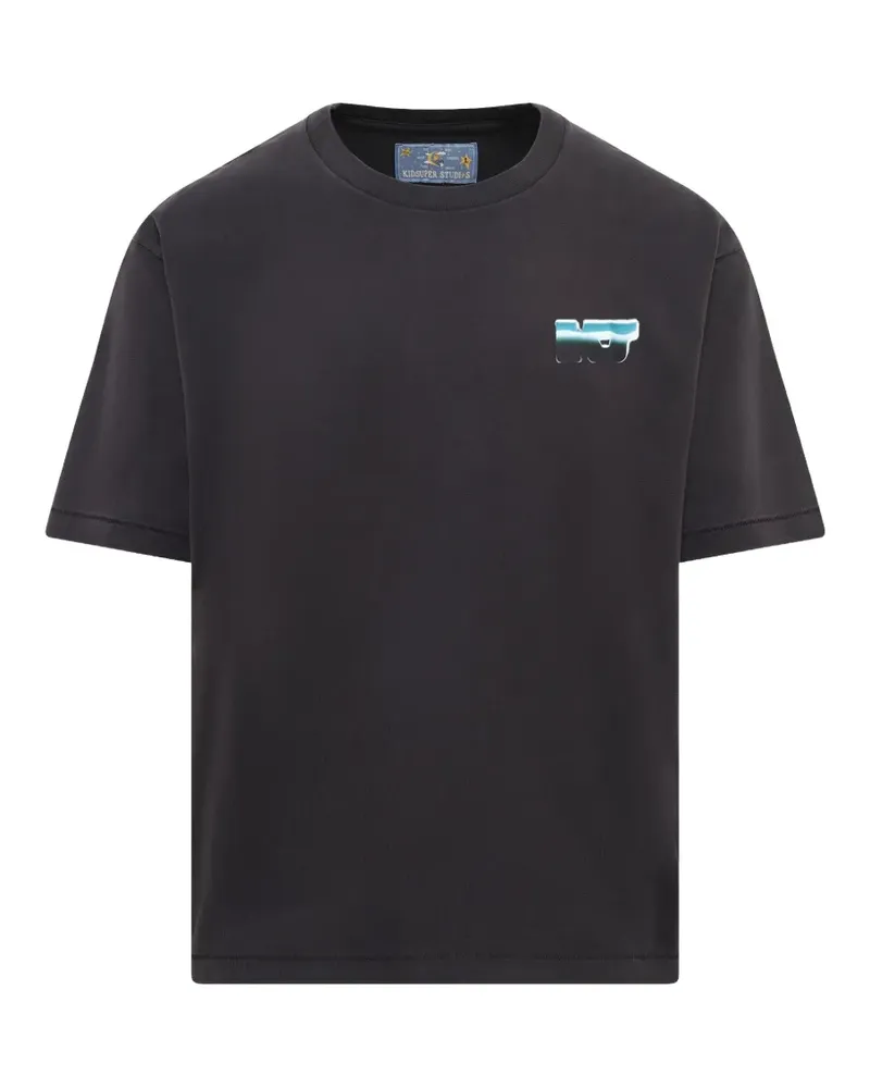 KidSuper KS Chrome graphic-print T-shirt - Schwarz Schwarz