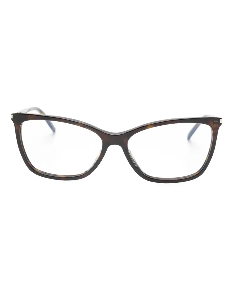 Saint Laurent Klassische Cat-Eye-Brille - Braun Braun