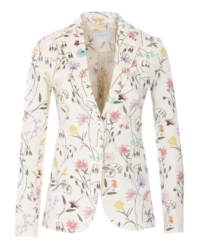 CIRCOLO 1901 wildflower blazer - Nude Nude