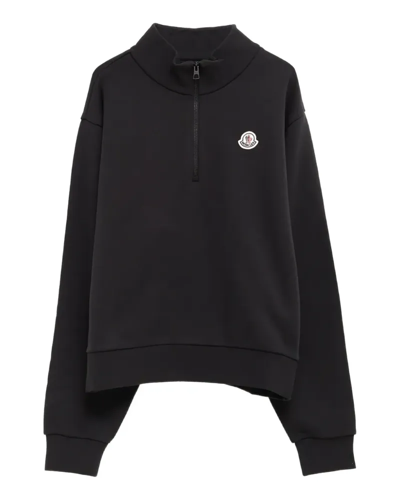 Moncler Sweatshirt mit Reißverschluss - Schwarz Schwarz