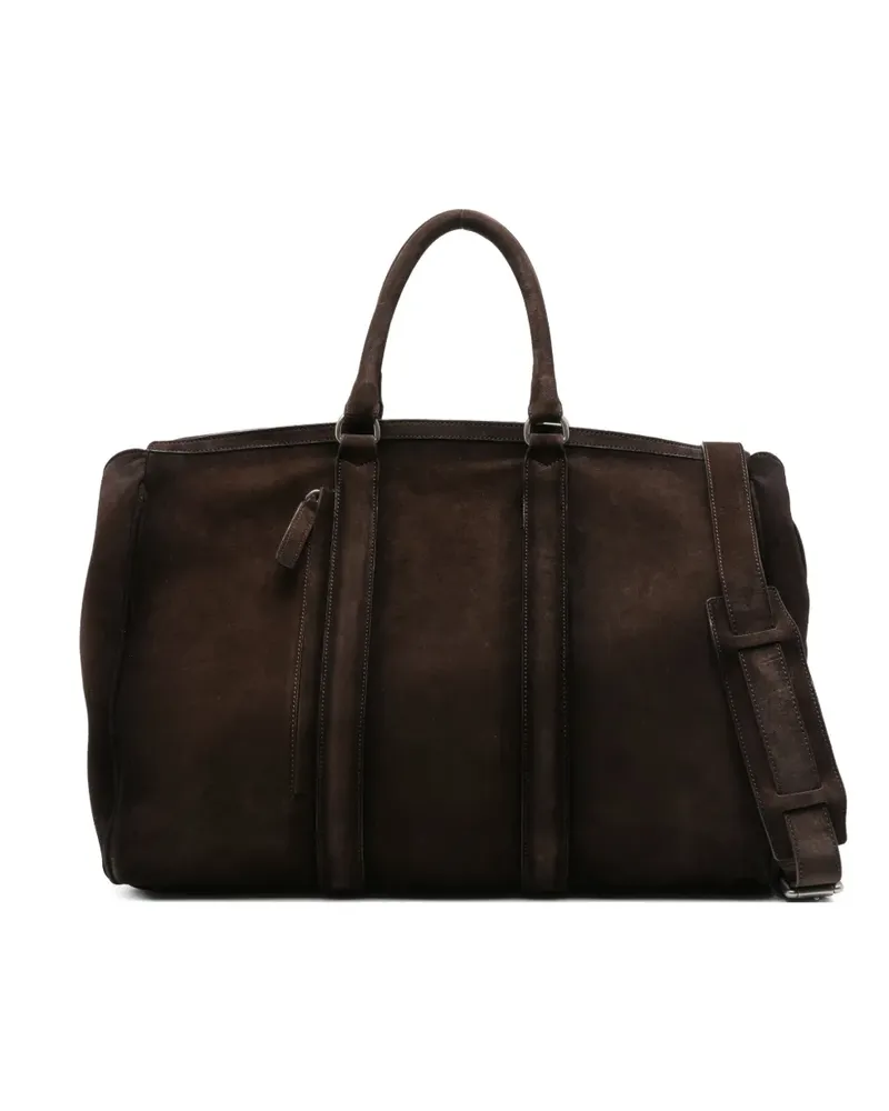 Officine Creative Italia Reisetasche aus Wildleder - Braun Braun